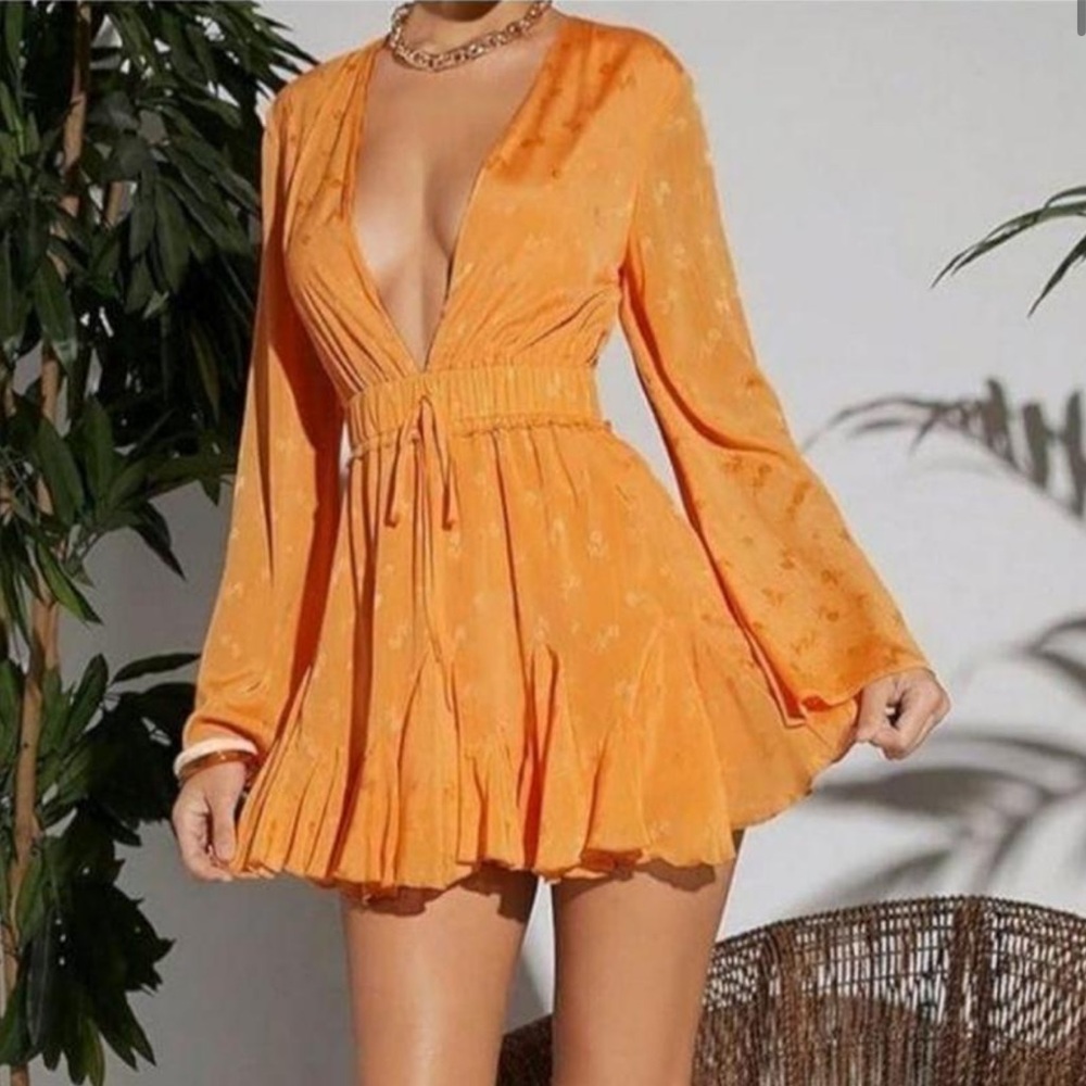 Shein Vacay Ruffle Dress